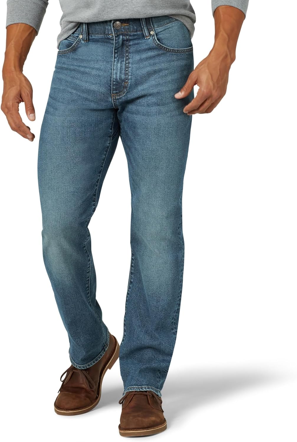 Lee Herren Performance Series Extreme Motion Regular Fit Jeans 34W / 34L Thompson, 34W / 34L Thompso