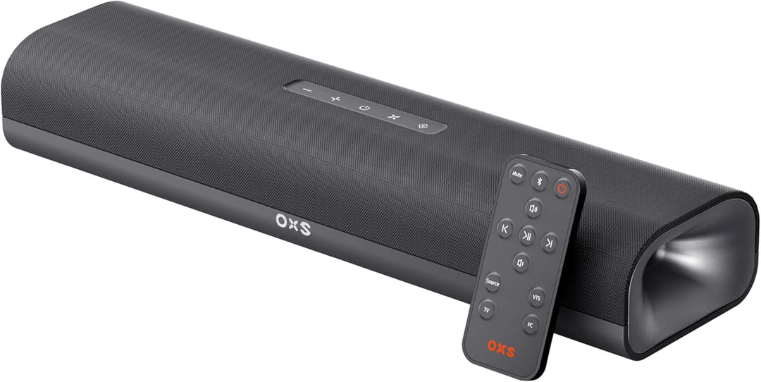 OXS Thunder Lite PC-Gaming-Soundbar, Soundbars für Fernseher mit Virtuellem Surround-Sound, 2 Breitb