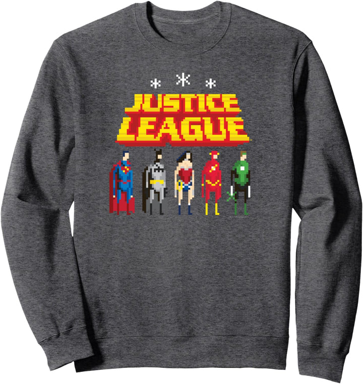 Justice League Standing Below Sweatshirt