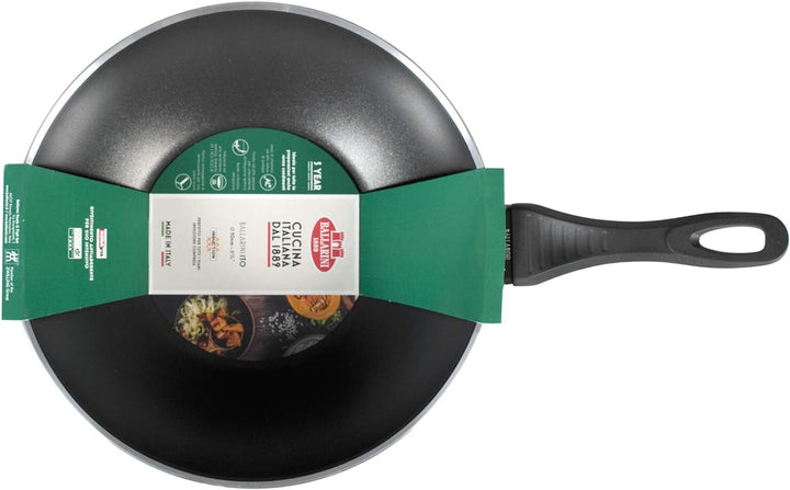 Ballarini 509043 130 Wok 1 Griff, Antihaftbeschichtung, Induktion, 30 cm, Aluminium
