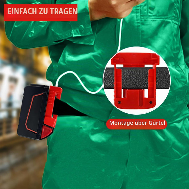 TPDL 2 Pack USB Ladegerät Adapter für Milwaukee M18 18V Akku, mit Typ-C PD 18W Schnellladeanschluss