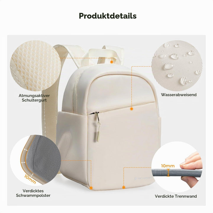 K&amp;F CONCEPT Täglicher Kamerarucksack, Fotorucksack Klein Tragbar mit Verstellbarem Schultergurt für