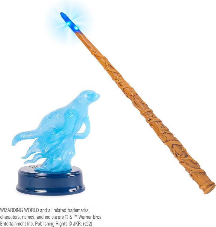 Wizarding World Harry Potter - Interaktiver Zauberstab von Hermine Granger mit Patronus-Figur, Licht