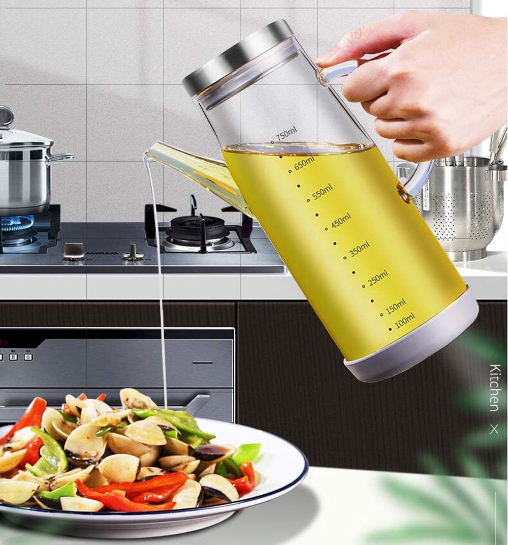 Olivenöl-Spender-Flaschen, Glasflaschen für Öl und Essig, für Küche, Kochen, Grillen, Nudeln, Grille