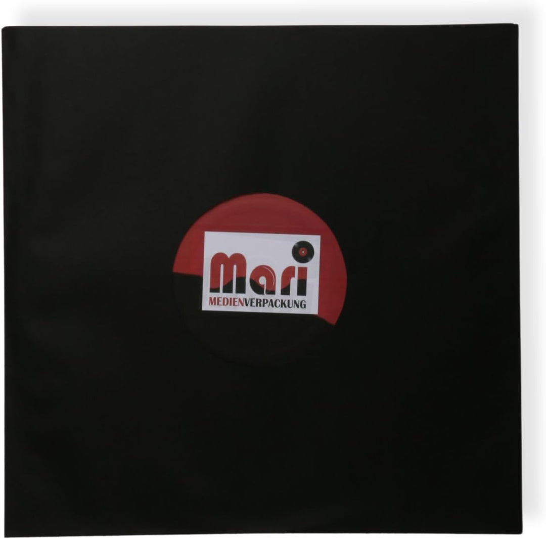 100 St. 12 Zoll LP Premium Innenhüllen anthrazit/schwarz Maxi Single Vinyl Schallplatten ungefüttert