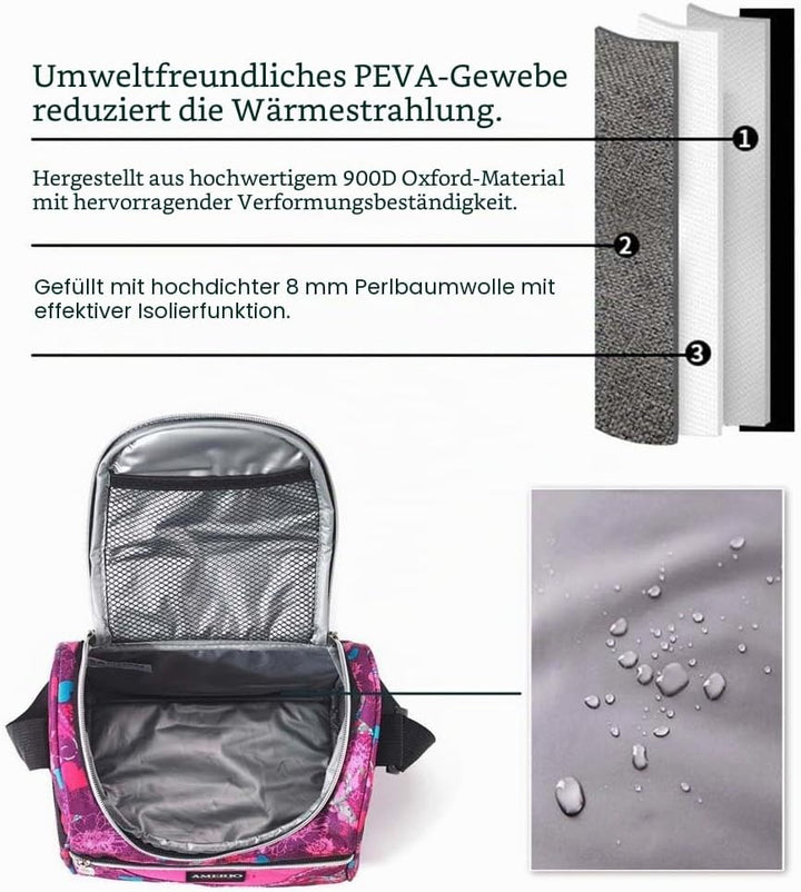 Kinder Lunch Tasche Kühltasche Lunch Kit Tasche Für Kids Jungen und Mädchen Schule Picknicktasche Is