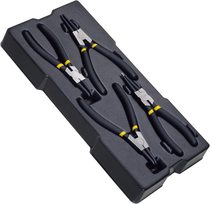 Stanley STMT1-74180 Modul Zangen-Set (für Sicherungsringe, Teil des Transmodul Systems, 4-teilig, wä