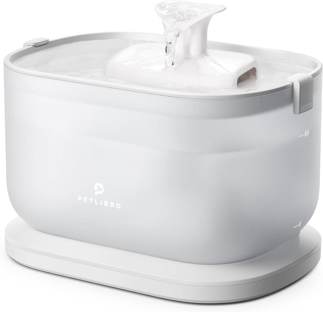 PETLIBRO Trinkbrunnen für Katze mit Kabelloser Wasserpumpe, 2,5L/84oz Dockstream Katzenbrunnen für K