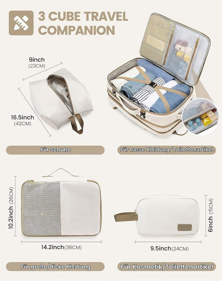 LOVEVOOK Rucksack Handgepäck Flugzeug, Reiserucksack Handgepäck Flugzeug, Handgepäck Rucksack Busine