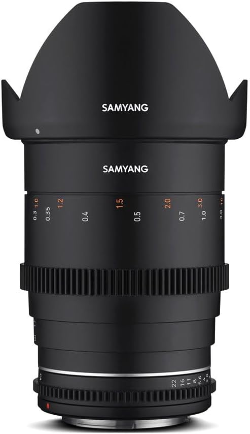 Samyang Weitwinkel Cine- und Video Objektiv MF 35mm T1,5 VDSLR MK2 – lichtstark T1,5 kompatibel mit