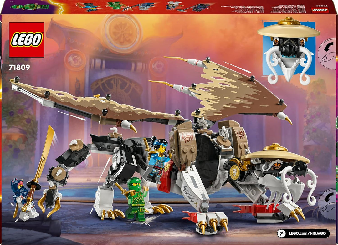 LEGO NINJAGO Egalt der Meisterdrache, Ninja-Set mit Drachen-Spielzeug und 5 Figuren inkl. Lloyd und