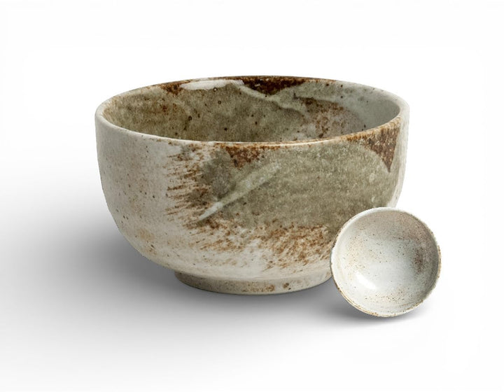Matcha Bowl aus Porzellan – Made in Japan – 400 ml – Japanische Matcha Schale für Tee – Tee-Becher,