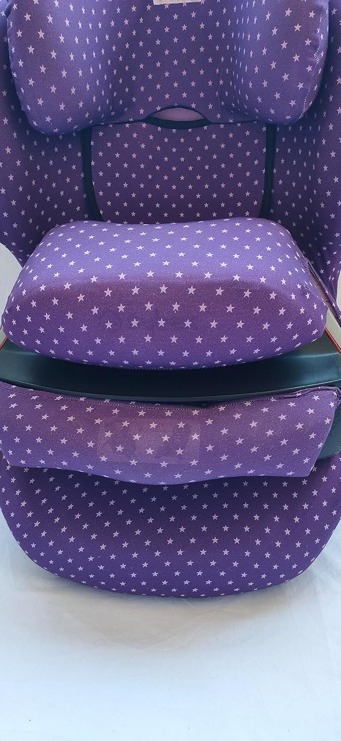 moon-bebe Bezug kompatibel mit Cybex Silver Juno 2-Fix Autositz (Lila), Lila