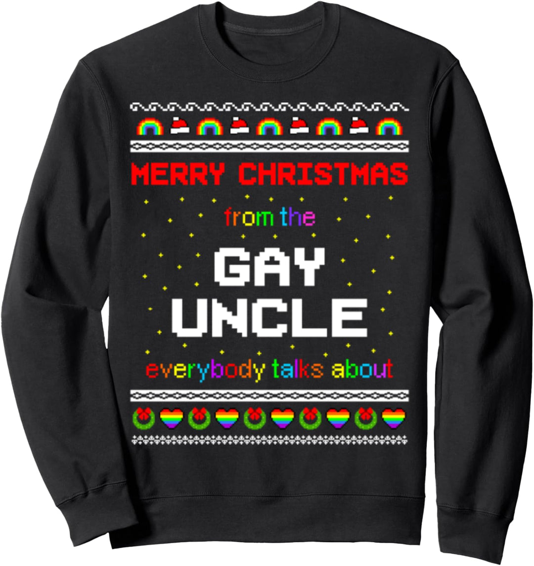 Gay Uncle Ugly Christmas Sweatshirt