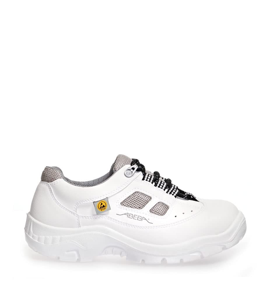 Abeba 2626-36 Anatom Sicherheitsschuhe (Halbschuhe), Taille 46, weiss 46 EU, 46 EU