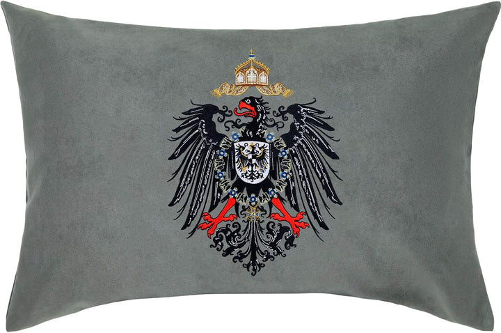 EXPRESS-STICKEREI Adlerwappen 1889 Deutschland Kissen mit Bezug & Spruch | Adler Wappen Wohnzimmer D