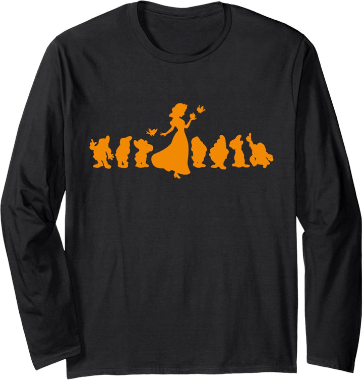 Disney Snow White and The Seven Dwarfs Halloween Langarmshirt