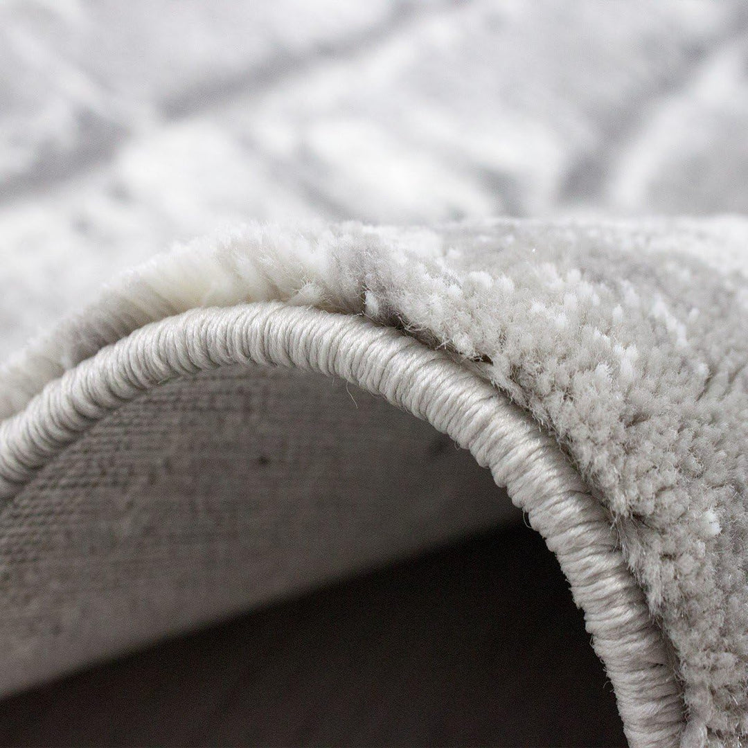 VIMODA Teppich Stein Optik Mauer Strapazierfähig in Grau, Masse:80 x 150 cm 80 x 150 cm Grau, 80 x 1