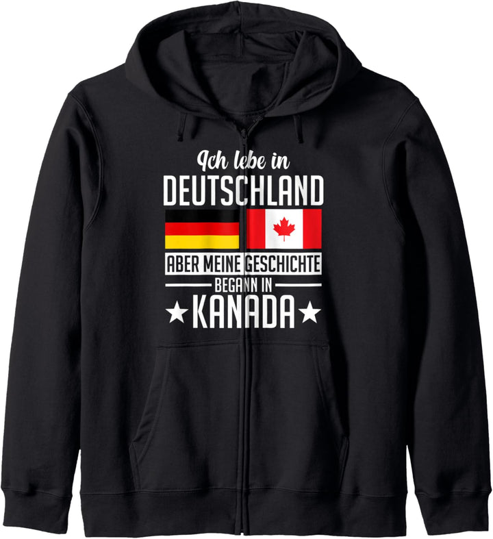 Kanada Deutschland Kanadier Deutscher Canada Kapuzenjacke