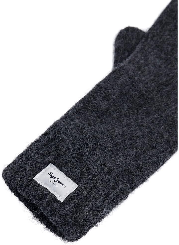 Pepe Jeans Damen Wallis Gloves Handschuhe Einheitsgrösse Grau (Dunkelgrau Meliert), Einheitsgrösse G