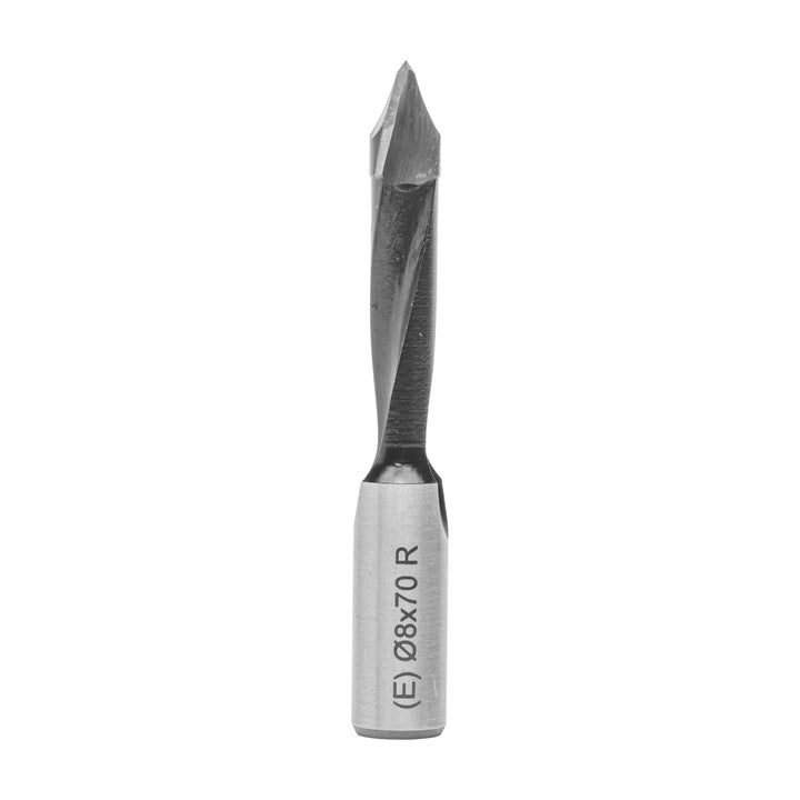 ENT 23165 Durchgangsbohrer HW, Schaft (S) 10 mm, Durchmesser (D) 8 mm, NL 35 mm, SL 24 mm, L 70 mm,