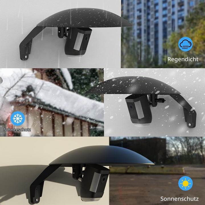 HOLACA Universal Sunshade Rainshade Camera Cover Shield kompatibel mit Ring, Blink, Eufy, Arlo, Wyze