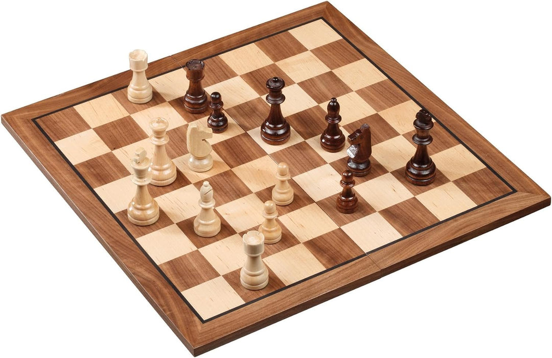 Philos 2505 - Schachset, Feld 50 mm, klappbar, Holz