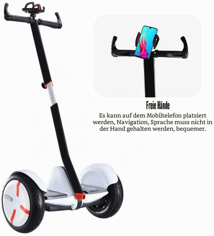ToLanbbt Lenkerverlängerung Kniestange für Segeay Ninebot Mini Pro mit Handy-Halterung Schwarz, Schw