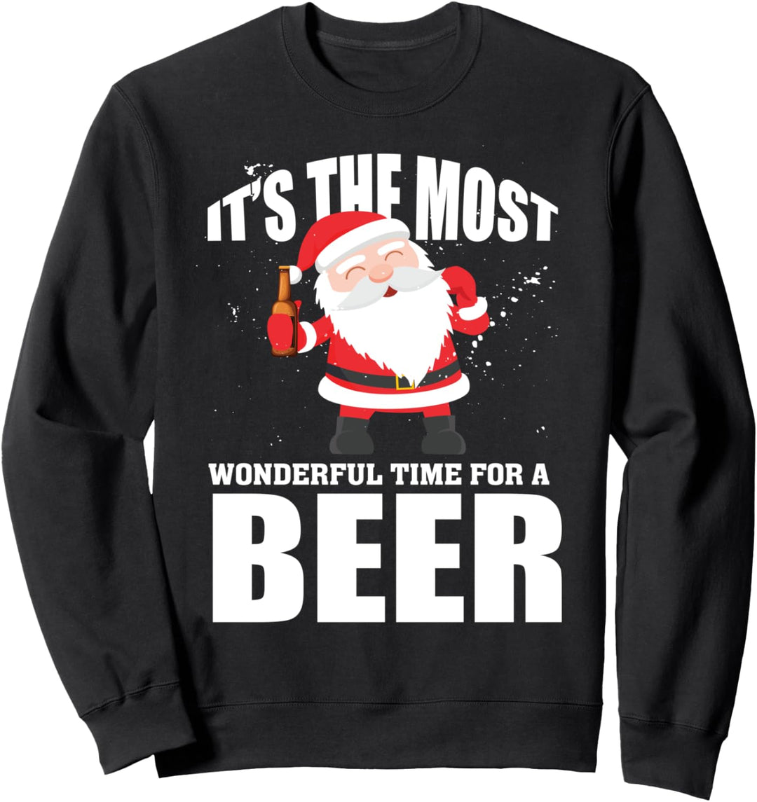 It's The Most Wonderful Time for a Beer - Lustige Weihnachten Sweatshirt