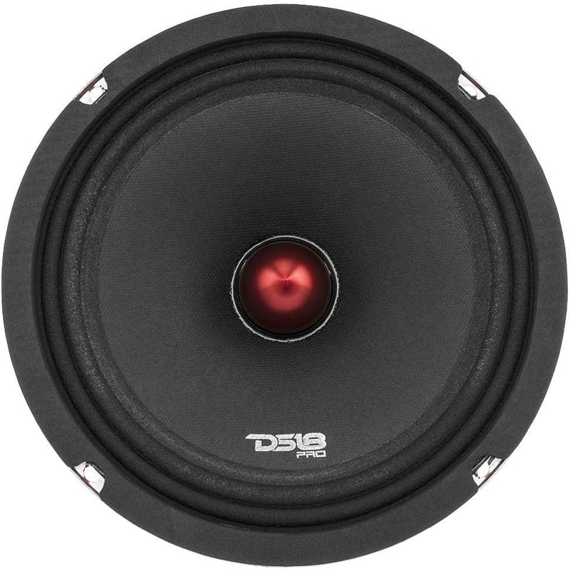 DS18 Car Midrange Speaker 8" Inch 600w Watt 8Ohm Bass Loudspeaker PRO-X8.4BM Bullet 4 Ohm 20,3 cm, B