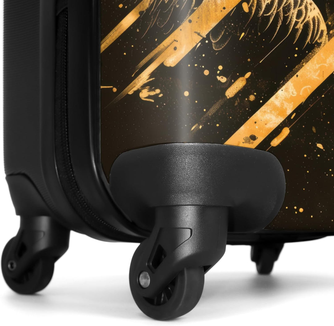 Reisekoffer 67cm 72L Reisetasche - Grosser Hartschalenkoffer mit Rollen, Leichtgewicht Trolley, Koff