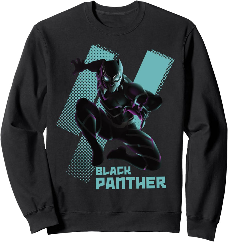 Marvel Black Panther Abstract Pop Art Portrait Sweatshirt