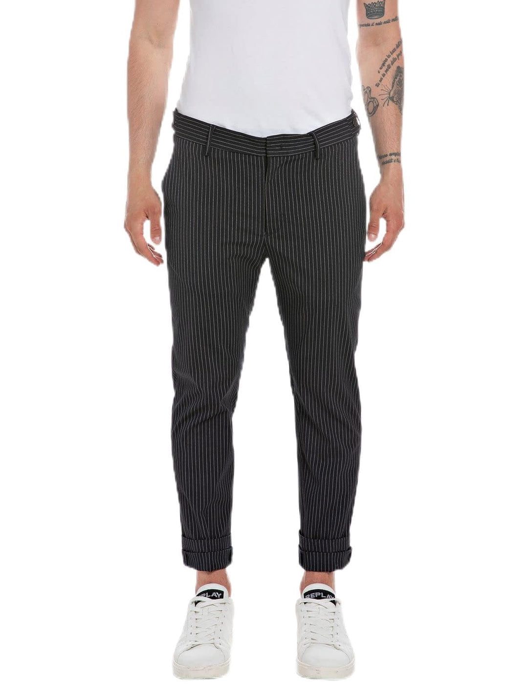 Replay Herren Hose mit Stretch 27W / 30L Blue 020, 27W / 30L Blue 020