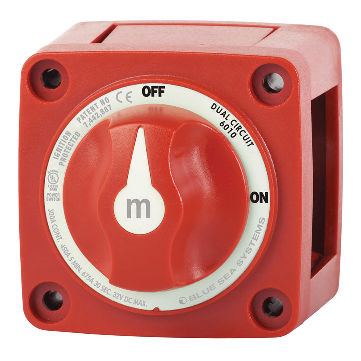 Blue Sea Systems Batterieschalter m-Serie, 300 A, Dual Circ. MULTICOLOR, Dual Circ. MULTICOLOR