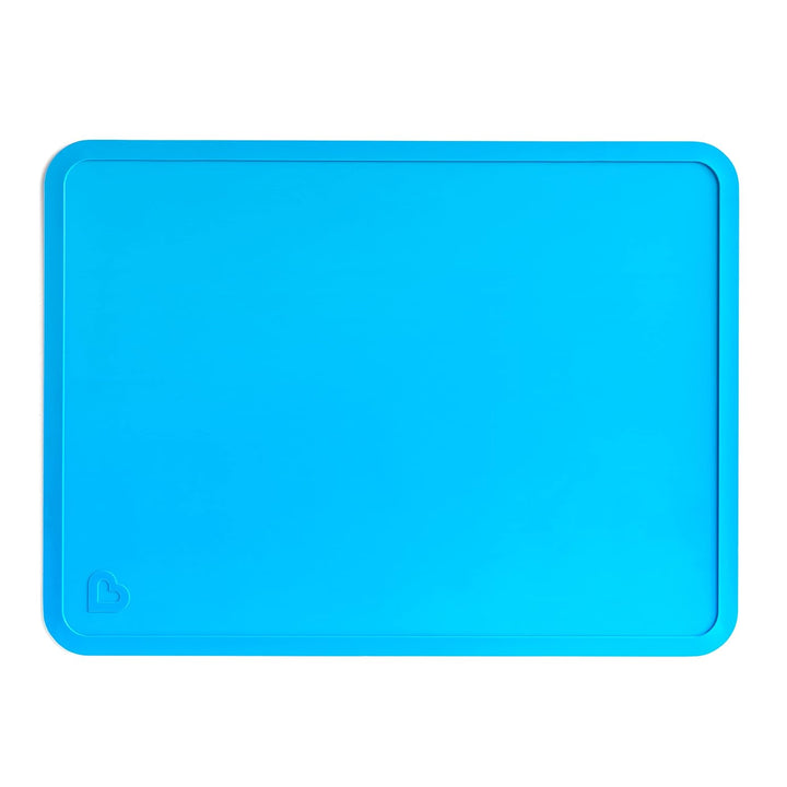Munchkin Silikon-Tischsets für Kinder, 2er-Pack, blau/lila