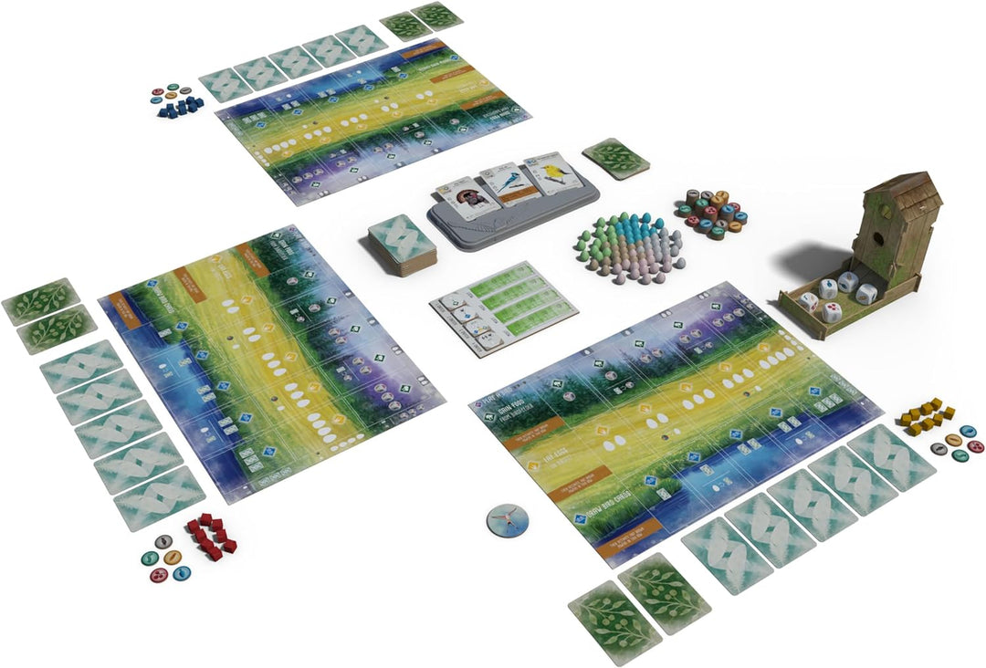 Feuerland Spiele 63558, FLÜGELSCHLAG Brettspiel, Kennerspiel des Jahres 2019, 1 bis 5 Spieler Single