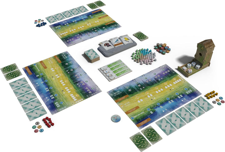 Feuerland Spiele 63558, FLÜGELSCHLAG Brettspiel, Kennerspiel des Jahres 2019, 1 bis 5 Spieler Single