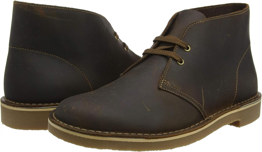 Clarks Herren Desert Boot Bushacre 3 Chukka-Stiefel 47 EU Beeswax, 47 EU Beeswax