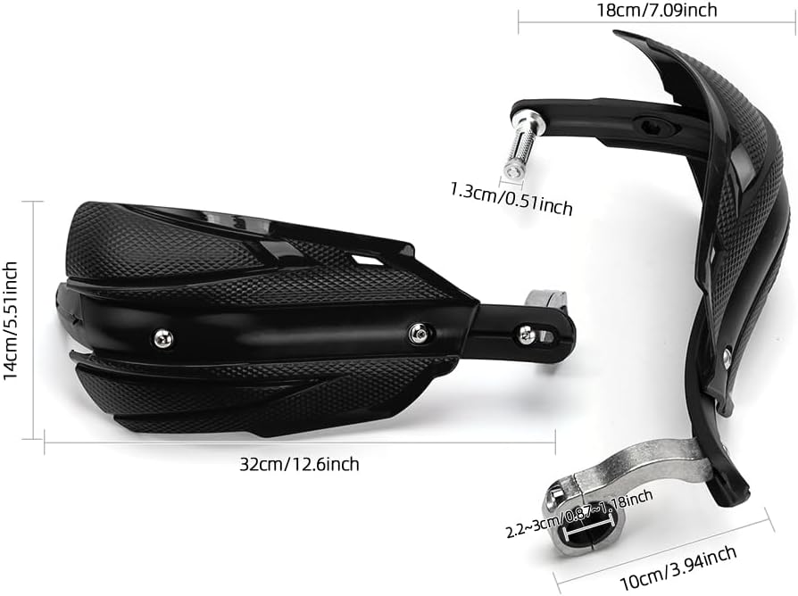 Motorrad Handschutz Universal 22mm 25mm 28mm Griffschutz Schild Motorrad Motocross Roller Winddichte