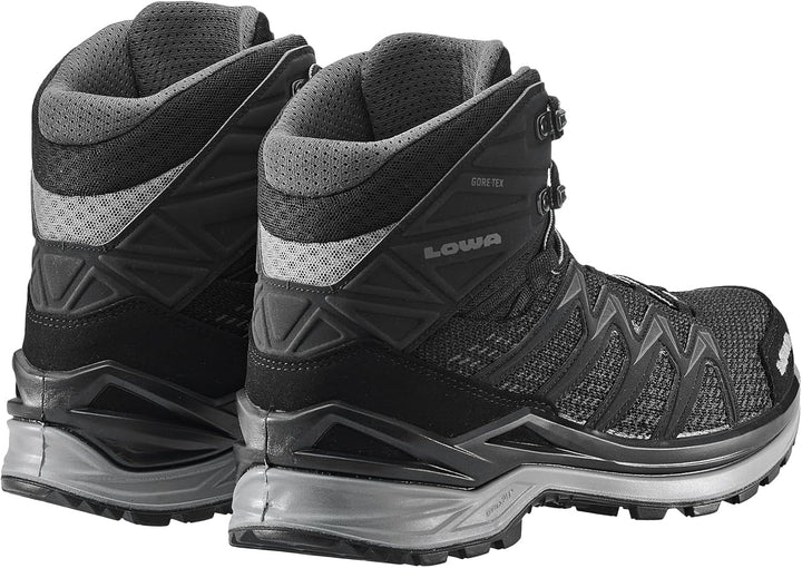 LOWA Stiefel mittel INNOX PRO GTX MID [2024] 46.5 EU Blau Grau, 46.5 EU Blau Grau