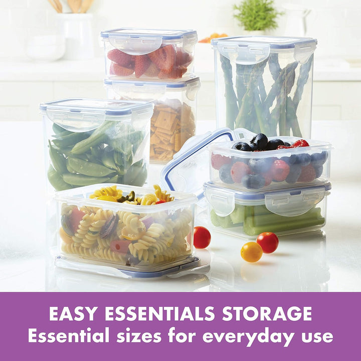 Lock & Lock Wasser Tight Essensbehältern, 14-teilig 14-Piece Set farblos 14 Count, 14 Count