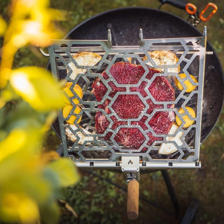 Grillrost.com Das Original Asado Gitter - Erweiterung für den Asado Halter, Asado Gitter