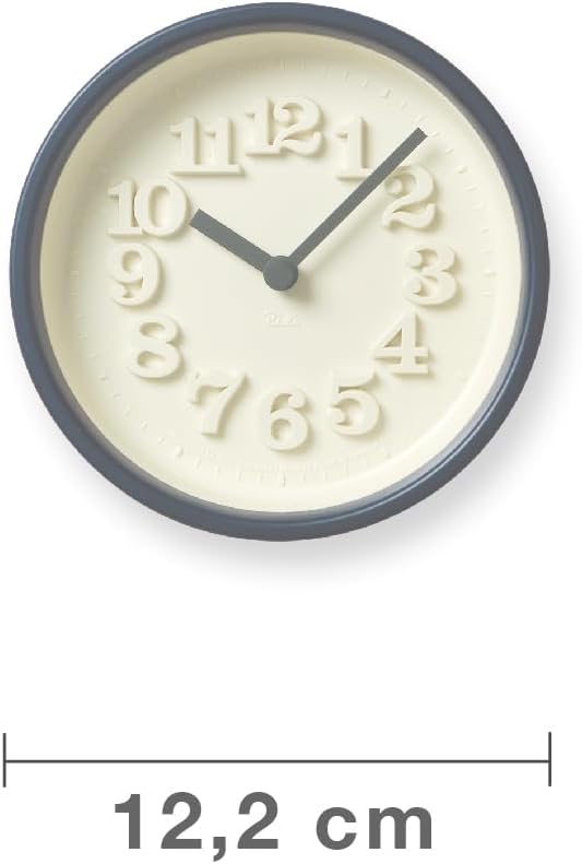 Lemnos Wanduhr Chiisana Tokei/Kleine Designer Tischuhr oder Wanduhr ohne Tickgeräusche aus Japan/Uhr