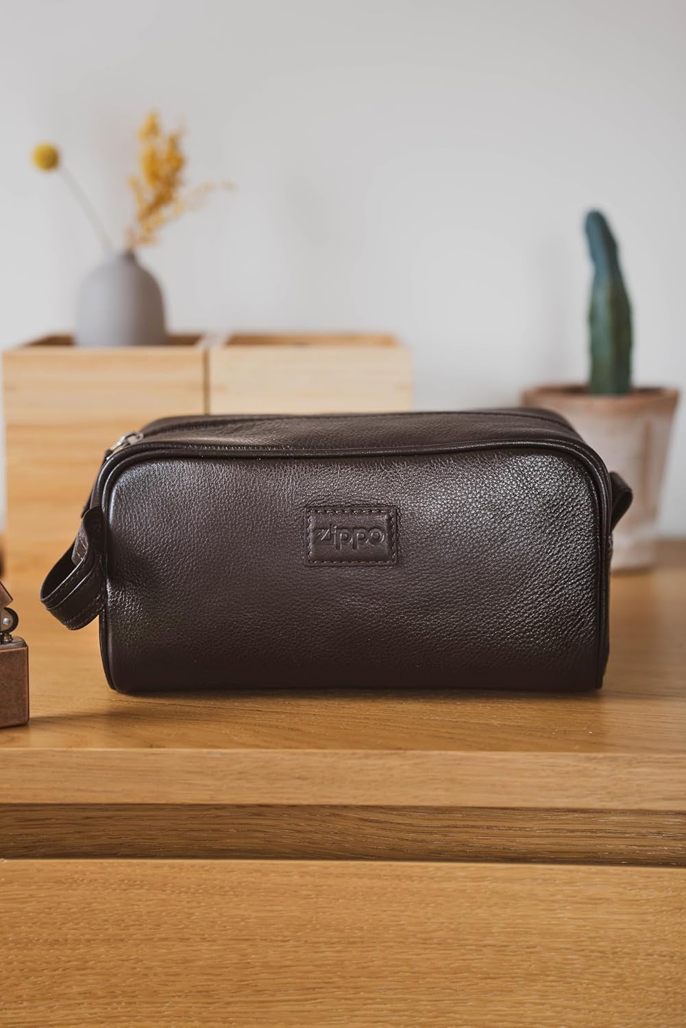 Zippo Herren Kulturbeutel Mokka Geldbörse Braun (Mokka)