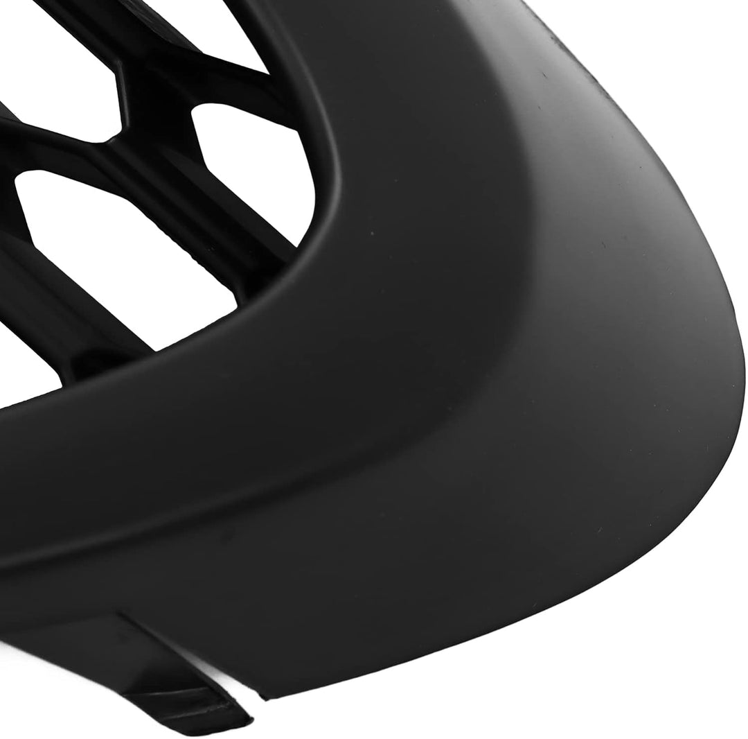 Motorhaube Lüftungsgitter Abdeckung Front Lüftungsgitter Schwarz Matt Front Wabengitter Grill 113300