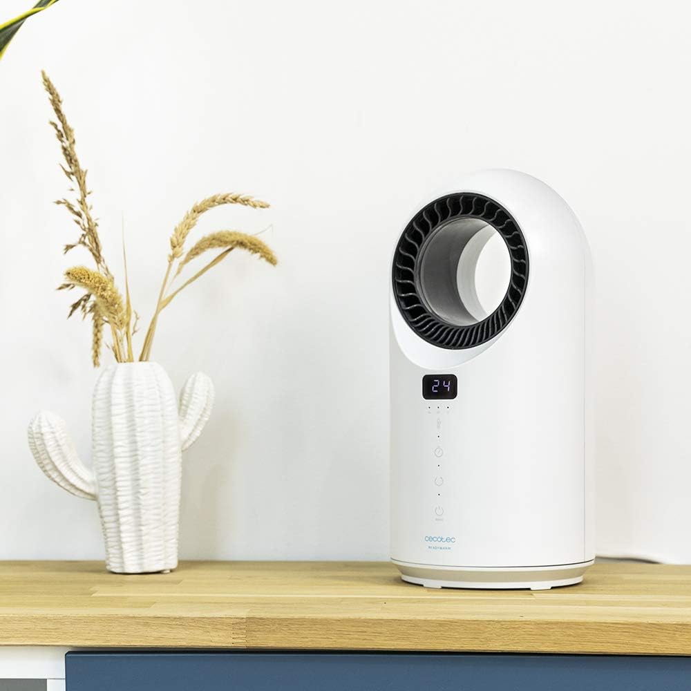 Cecotec Low Consumption Heater Ready Warm 8200 Bladeless Power 1500 W, Fernbedienung, LED-Bildschirm