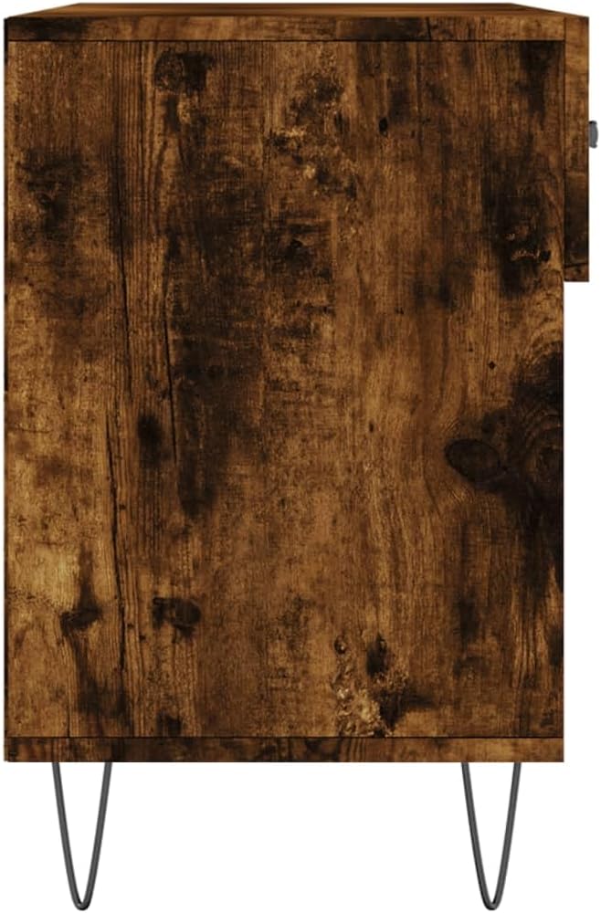 vidaXL Schuhbank Räuchereiche 102x35x55 cm Holzwerkstoff, Räuchereiche
