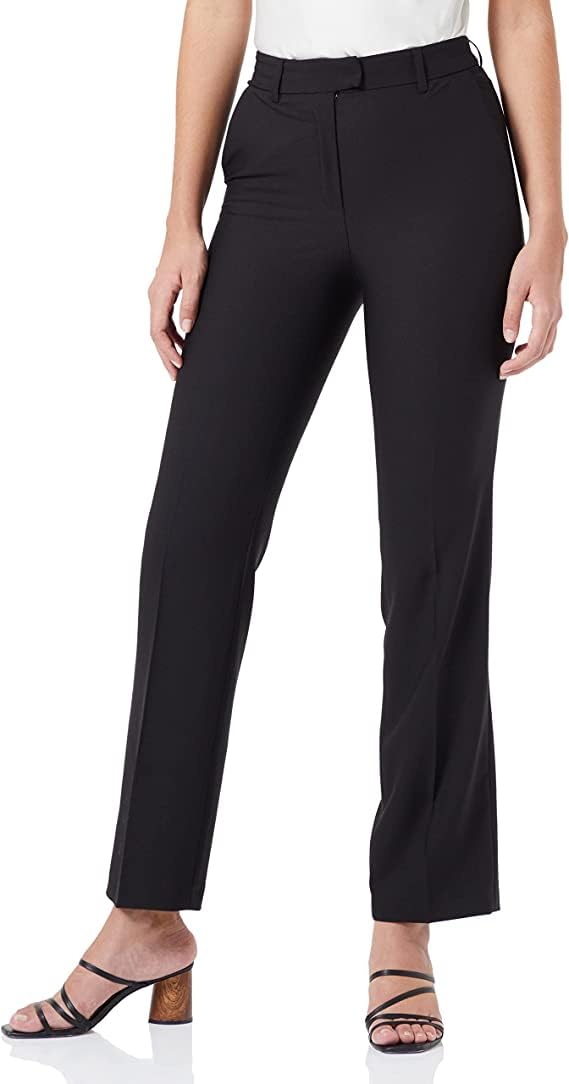 s.Oliver Regular: Hose aus Viskosecrêpe 40W Lang 9999 Schwarz, 40W Lang 9999 Schwarz