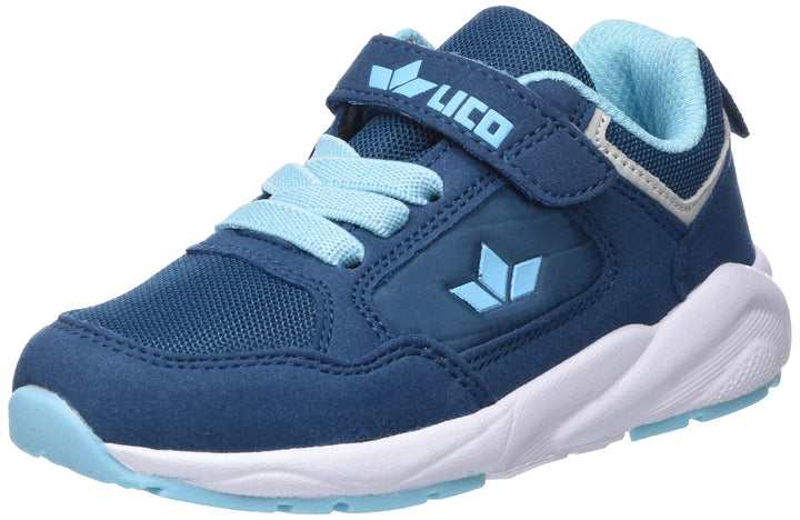 Lico Unisex Kinder Fin Vs Sneaker 29 EU Marine Türkis, 29 EU Marine T&amp;