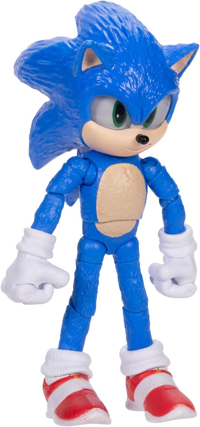 Sonic The Hedgehog Sonic 3 Movie Sonic mit Smaragd-Accessoire, Spielzeugfigur von Jakks Pacific, 13